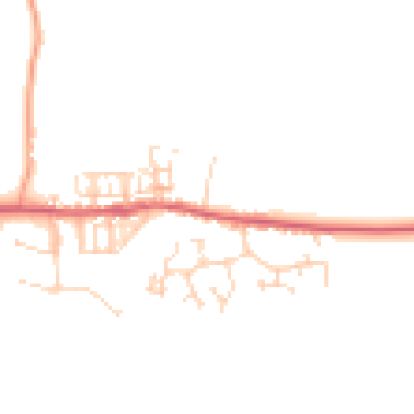 Daytime road noise heatmap for NR24 2DL
