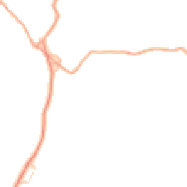 Daytime road noise heatmap for NR24 2EU