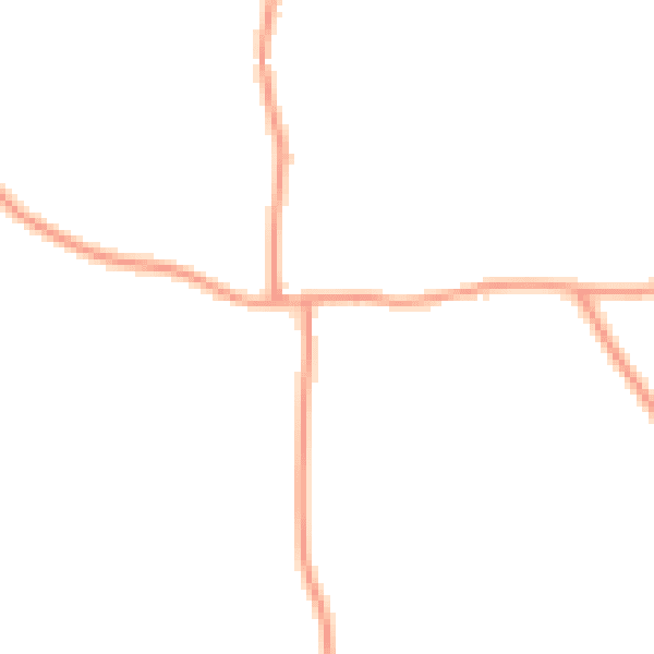 Daytime road noise heatmap for NR25 6AN