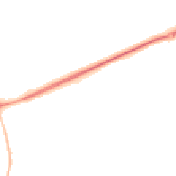 Night-time road noise heatmap for NR25 6DP