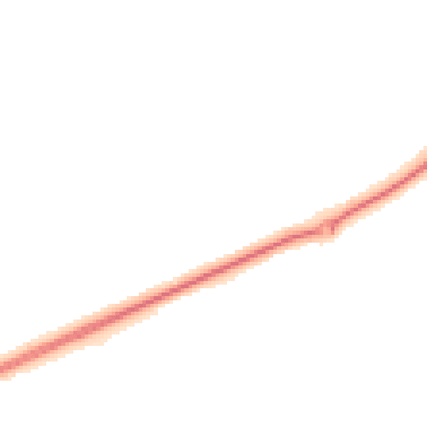 Night-time road noise heatmap for NR25 6FE