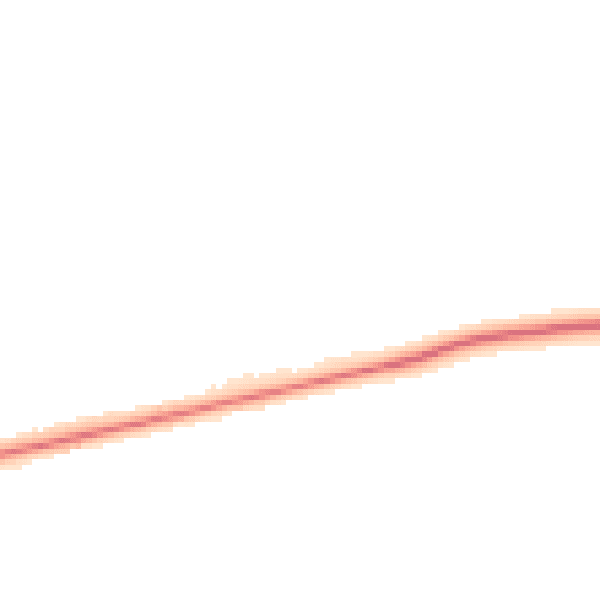 Night-time road noise heatmap for NR25 6QF
