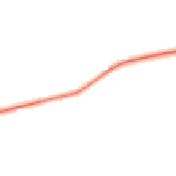 Night-time road noise heatmap for NR25 6QW