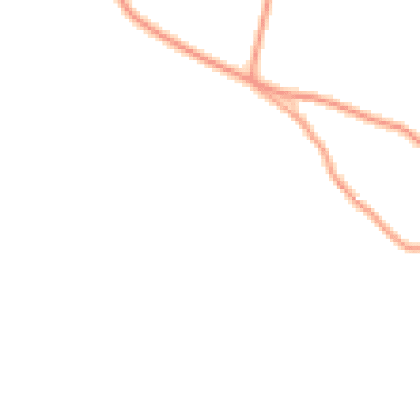 Daytime road noise heatmap for NR25 6TN