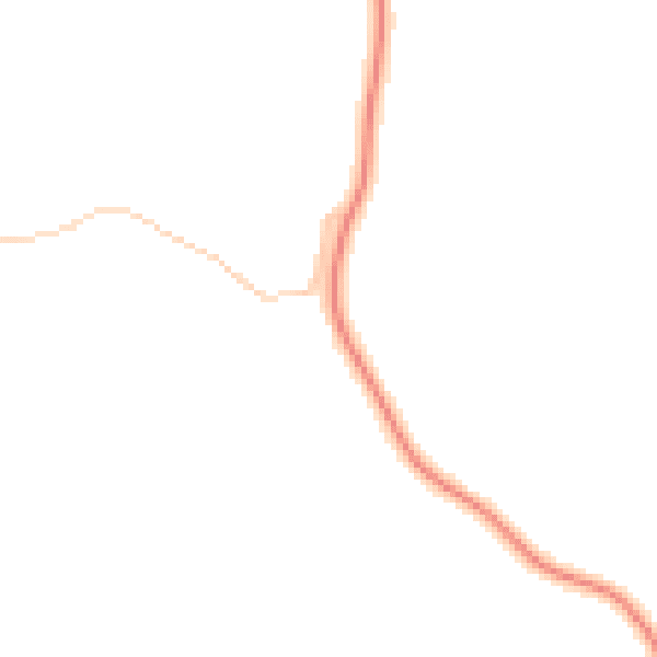 Daytime road noise heatmap for NR25 7DS