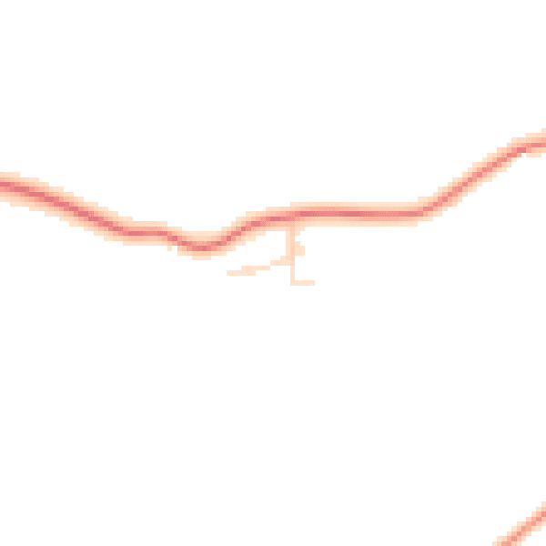 Daytime road noise heatmap for NR25 7EQ