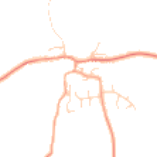 Daytime road noise heatmap for NR25 7HE