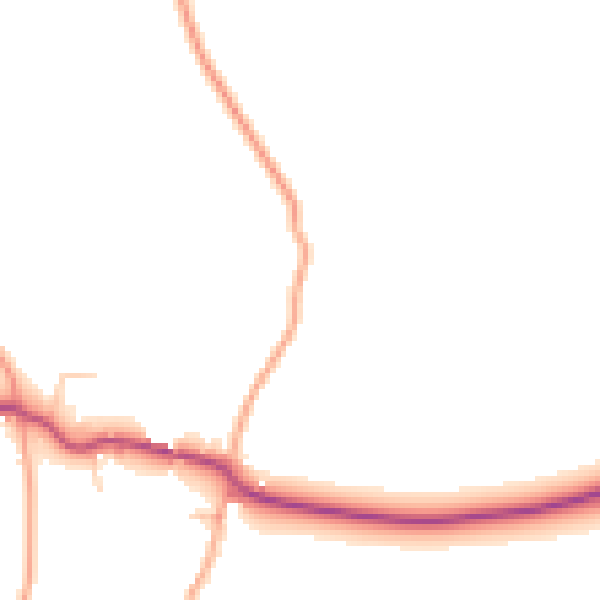 Daytime road noise heatmap for NR25 7JA
