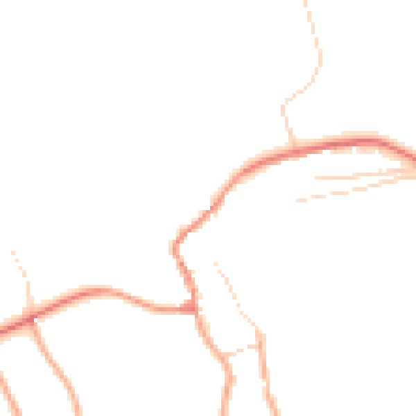 Daytime road noise heatmap for NR25 7RS