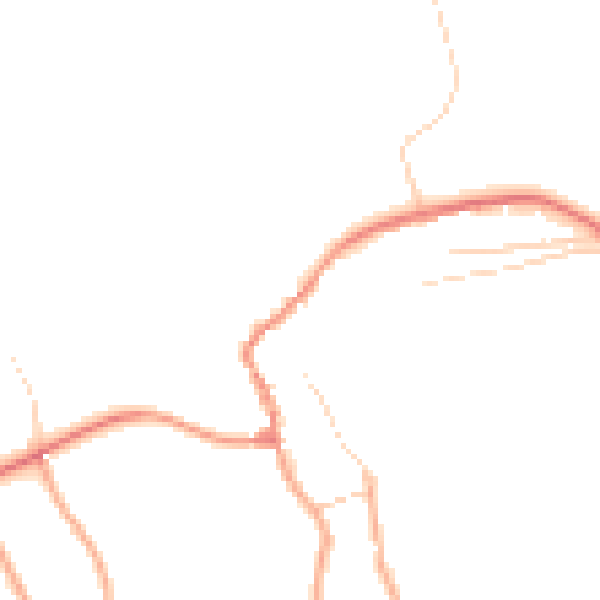 Daytime road noise heatmap for NR25 7RX
