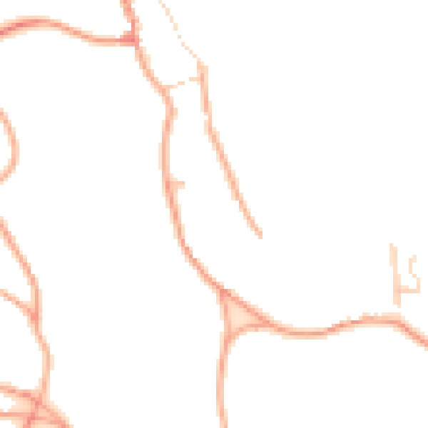 Daytime road noise heatmap for NR25 7TZ