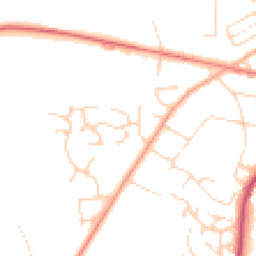 Daytime road noise heatmap for NR26 8AT
