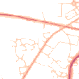 Daytime road noise heatmap for NR26 8AY