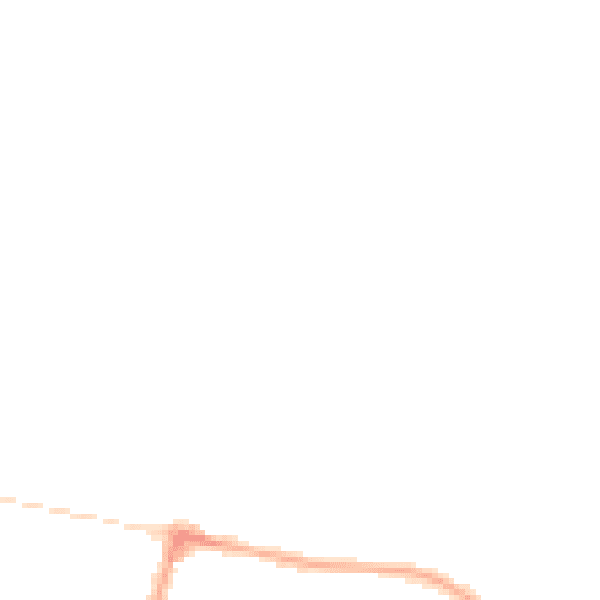 Night-time road noise heatmap for NR26 8BA