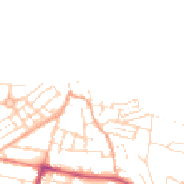 Daytime road noise heatmap for NR26 8BH