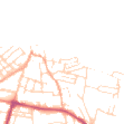 Daytime road noise heatmap for NR26 8BJ