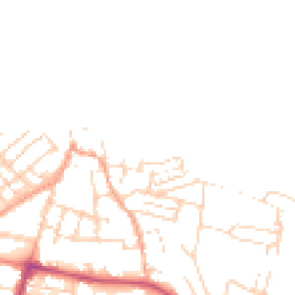 Daytime road noise heatmap for NR26 8BP