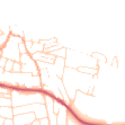 Daytime road noise heatmap for NR26 8DE