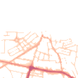 Daytime road noise heatmap for NR26 8JS
