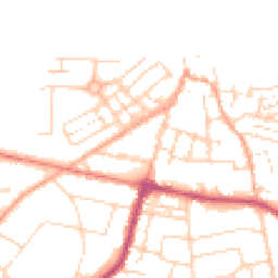 Daytime road noise heatmap for NR26 8SY