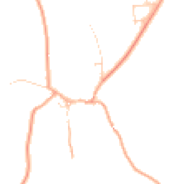 Daytime road noise heatmap for NR26 8TG