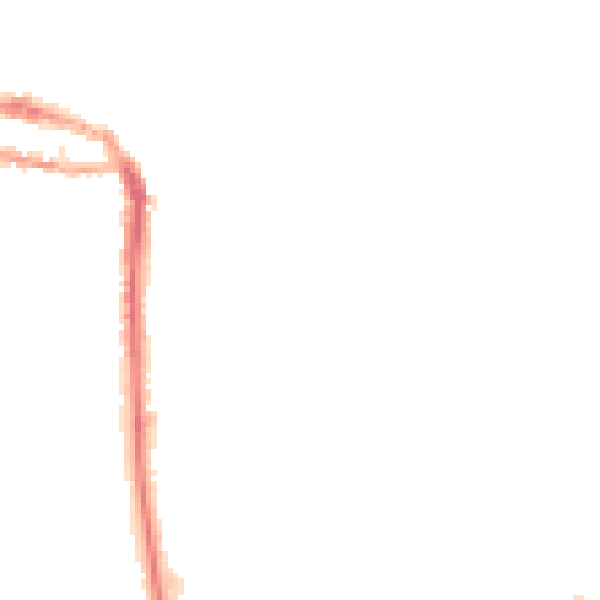 Night-time road noise heatmap for NR27 0AS
