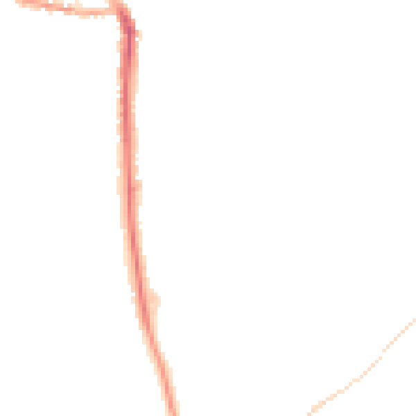 Night-time road noise heatmap for NR27 0BE
