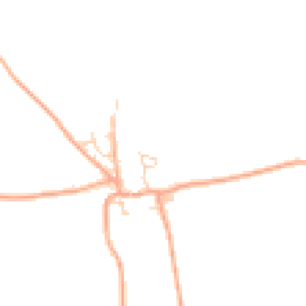 Daytime road noise heatmap for NR27 0BJ