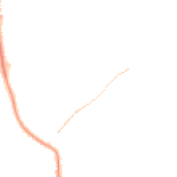 Night-time road noise heatmap for NR27 0BX