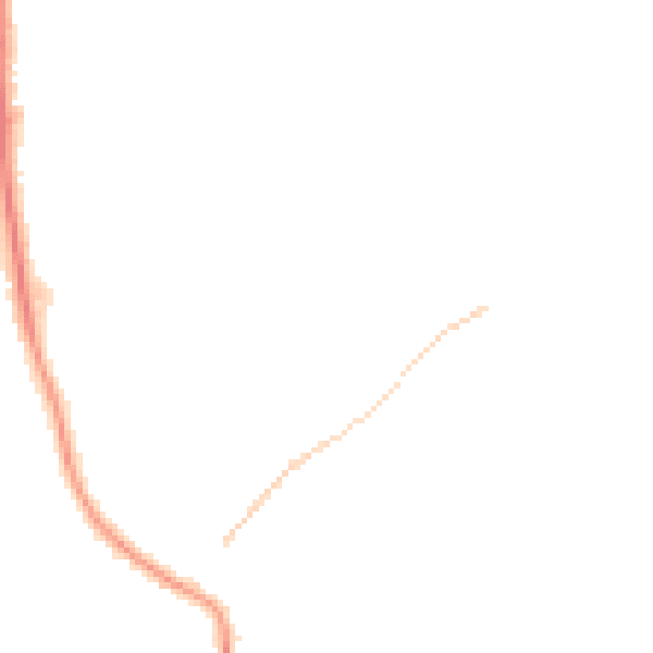 Night-time road noise heatmap for NR27 0BY