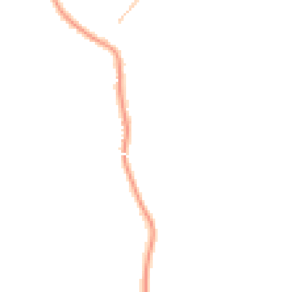 Night-time road noise heatmap for NR27 0GA