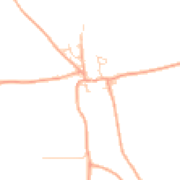 Daytime road noise heatmap for NR27 0NE