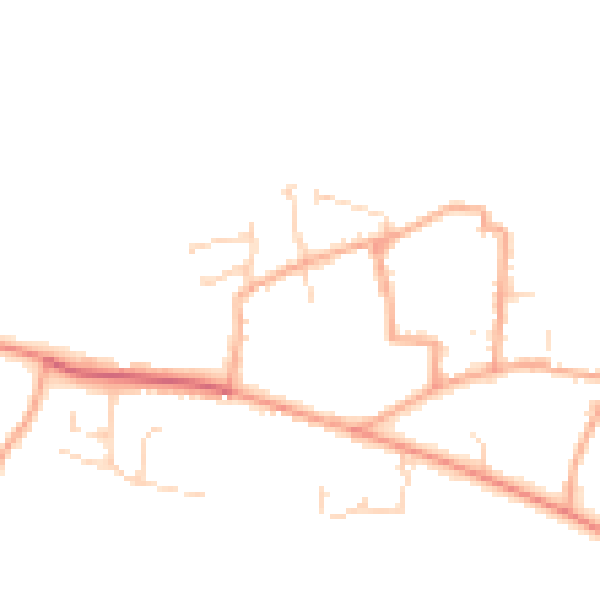 Daytime road noise heatmap for NR27 0PH