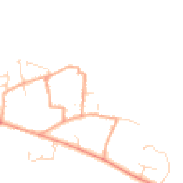 Daytime road noise heatmap for NR27 0PR