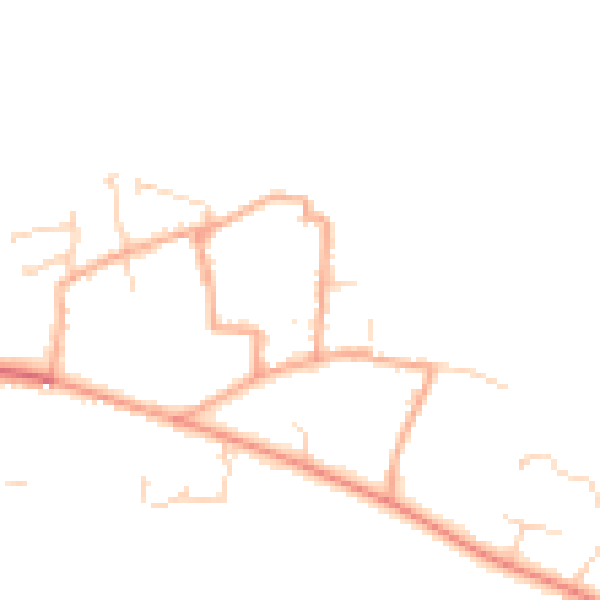 Daytime road noise heatmap for NR27 0PW