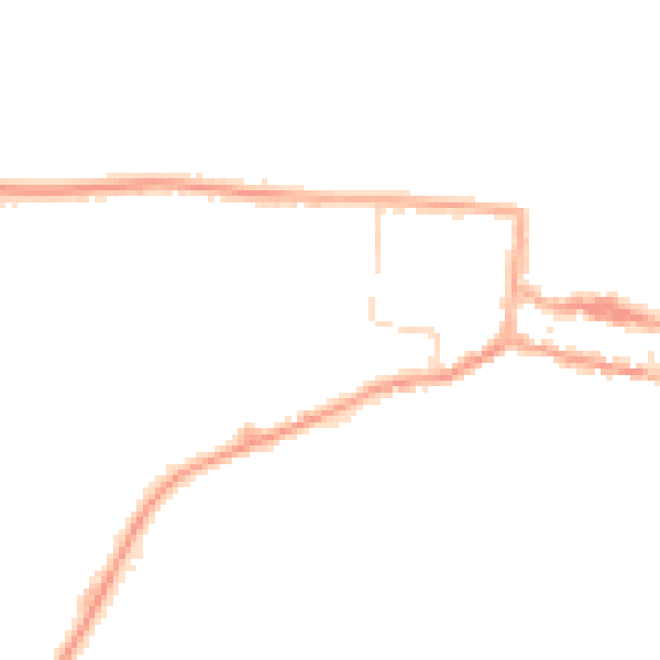 Night-time road noise heatmap for NR27 9BS