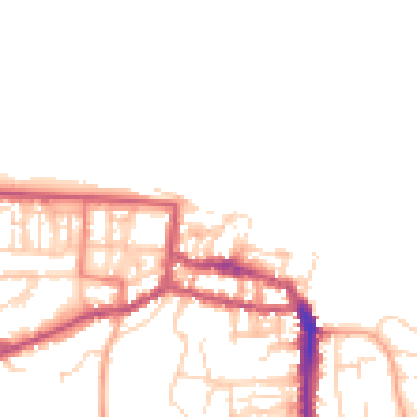 Daytime road noise heatmap for NR27 9HP