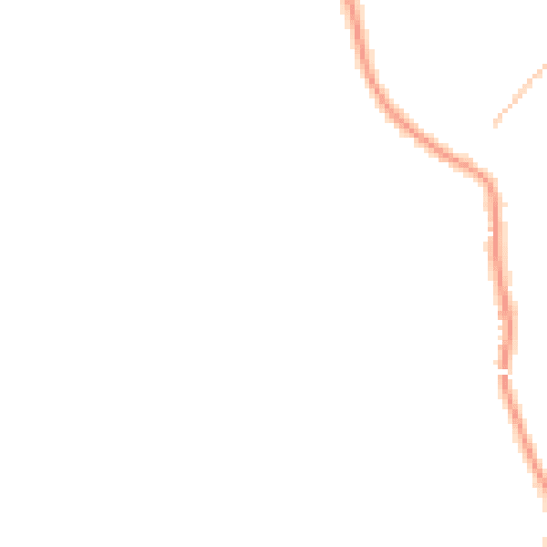 Night-time road noise heatmap for NR27 9LW
