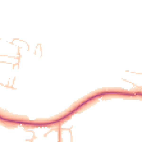 Daytime road noise heatmap for NR27 9RS