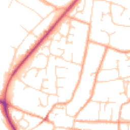Daytime road noise heatmap for NR28 0AX