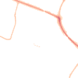 Night-time road noise heatmap for NR28 0BF