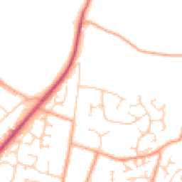 Daytime road noise heatmap for NR28 0DF