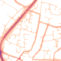 Daytime road noise heatmap for NR28 0DP