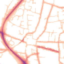 Daytime road noise heatmap for NR28 0GL