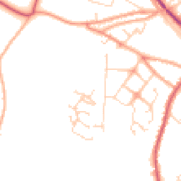 Daytime road noise heatmap for NR28 0SN