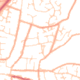 Daytime road noise heatmap for NR28 9EN
