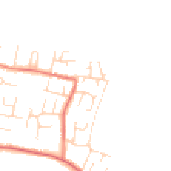 Daytime road noise heatmap for NR33 7PE