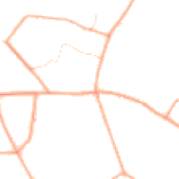 Daytime road noise heatmap for NR34 0AA