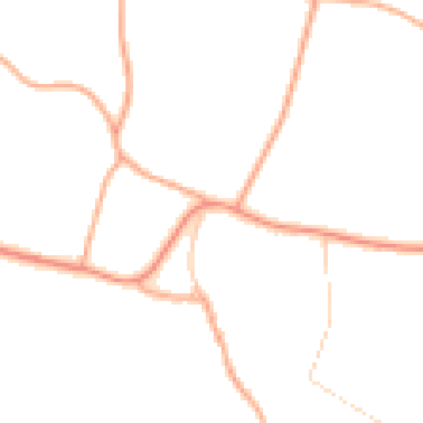 Daytime road noise heatmap for NR34 0AP
