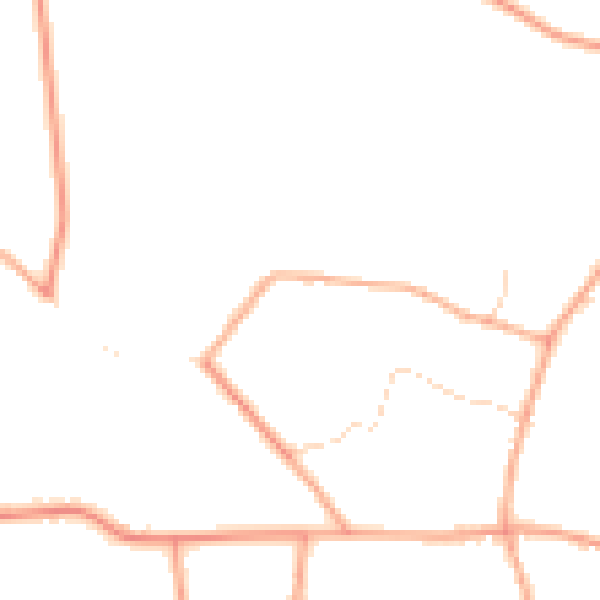 Daytime road noise heatmap for NR34 0AU